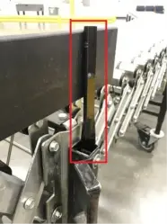 Right hand side rail